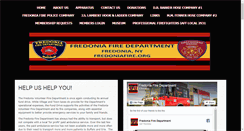 Desktop Screenshot of fredoniafire.org